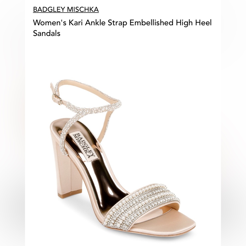 Badgley Mischka Kari Ankle Strap Heel